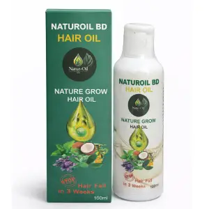 Naturoil BD Hair Oil - চুল পড়া রোধ করে এবং নতুন চুল গজাতে সহায়তা করে!